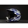 CASQUE OFF ROAD DRAGON WINGS BLEU/ARGENT