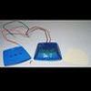 Feu STOP pour aileron BCD, autocollant. Coloris: Bleu.