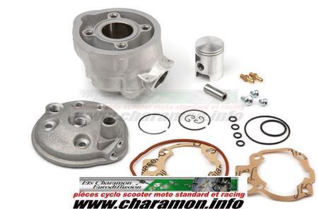 KIT CYLINDRE CULASSE PISTON joints airsal pour moteur minarelli - Image 1