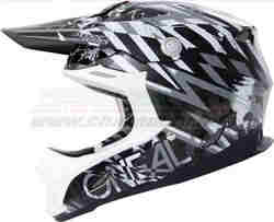casque O'neal cross 7 Series Dizzy couleur noir vert ou noir - Image 2