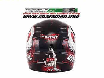 Casque cross O'neal 5 Series Mutant Noir Rouge - Image 3
