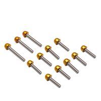 VIS DE CARTER REPLAY ACIER EVEC EMBOUT POUR BOOSTER OR x12