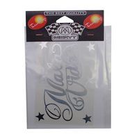 STICKER MALA VIDA CHROME 15cm