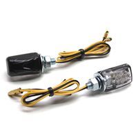 CLIGNOTANT UNIVERSEL REPLAY MICRO 6 LEDS BLANC NOIR HOMOLOGUE CE x2