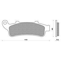 PLAQUETTE DE FREIN MAXISCOOT NEWFREN AVANT POUR PEUGEOT LOOXOR 125 2003