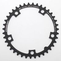 PLATEAU 39DTS D 130 shimano INTERIEUR NOIR CT2 STRONGLIGHT 5 ATTACHES