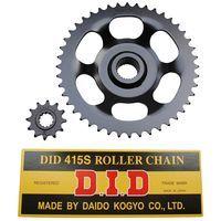 KIT CHAINE DID POUR RS50 1995 > 1998 415 12x44