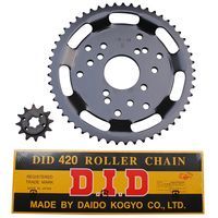 KIT CHAINE DID POUR DERBI SENDA L R CLASSIC 1996 > 1999 420