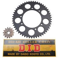 KIT CHAINE DID POUR DERBI SENDA SM X TREME X RACE 2000 > 2005