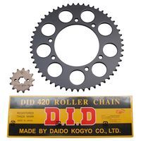 KIT CHAINE DID POUR GILERA RCR 2003 > 2005 420 13x53 DEMUL