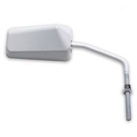 RETROVISEUR SCOOT REPLAY F1 diamètre 8 REVERSIBLE BLANC x1 TIGE LONGU