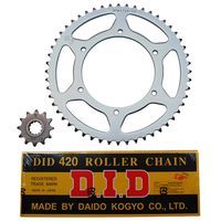 KIT CHAINE DID POUR XR6 2001 > 2006 420 12x52 DEMULTIPLICA