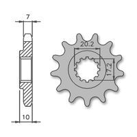 PIGNON 50 A BOITE DID POUR AM6 420 13 DTS