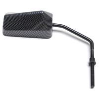 RETROVISEUR SCOOT REPLAY F1 diamètre 8 REVERSIBLE CARBONE x1 TIGE LON