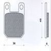 PLAQUETTE DE FREIN 50 A BOITE NEWFREN AVANT POUR DERBI SENDA RS1 LUDIX S