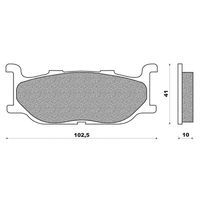 PLAQUETTE DE FREIN MAXISCOOT NEWFREN AVANT POUR YAMAHA T.MAX XP 500 200