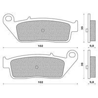 PLAQUETTE DE FREIN MAXISCOOT NEWFREN ARRIERE POUR KYMCO XCITING 500 2005 >