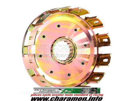 CLOCHE EMBRAYAGE ACIER KX450F 06 08 KLX450R 08 HINSON - Image 1