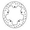 DISQUE DE FREIN 50 A BOITE NEWFREN AVANT POUR RS50 1999 > ext 280mm