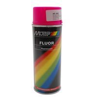 BOMBE DE PEINTURE MOTIP PRO FLUO ROSE spray 400ml 04021