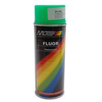 BOMBE DE PEINTURE MOTIP PRO FLUO VERT spray 400ml 04023