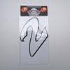 STICKER CHIFFRE 2 BLANC H.13cm
