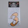 STICKER CHIFFRE 3 JAUNE H.9cm