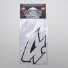 STICKER CHIFFRE 4 BLANC H.9cm