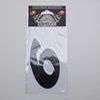 STICKER CHIFFRE 6 NOIR H.9cm