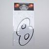STICKER CHIFFRE 8 BLANC H.13cm