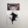 STICKER BULL NOIR 7x9cm