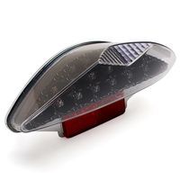 FEU ARRIERE SCOOT REPLAY LEXUS NOIR A LEDS POUR NITRO AEROX 15 LEDS ROUGES