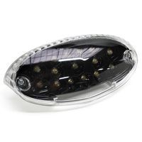 FEU ARRIERE SCOOT REPLAY LEXUS NOIR A LEDS POUR LUDIX 12 LEDS ROUGES , 3 L