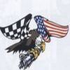 STICKER EAGLE AMERICA 16 5cm