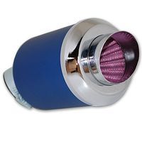 FILTRE A AIR REPLAY EXHAUST ALU BLEU diamètre 35 28