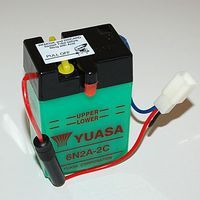 BATTERIE 6V 2Ah YUASA 6N2A 2C POUR DAX Lg70xL47xH106