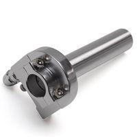POIGNEE DE GAZ CYCLO REPLAY TIRAGE RAPIDE ALU ARGENT