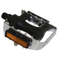 PEDALE VTT RESINE NOIR CAGE ALU 9 16 NOIR PAIRE