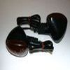 Clignotant MINI BOMBER NOIR FUMEE AVEC AMPOULE