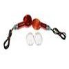 Clignotant MINI ELLIPSE ROUGE ANOD PACK ORANGE , TRANSP HOMOL