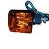 Clignotant MINI RECT NOIR PACK ORANGE , TRANSP HOMOL