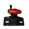 FEU ARRIERE A LED ROUGE HOMOLOGUE AVEC SUPPORT PLAQUE - Image 1