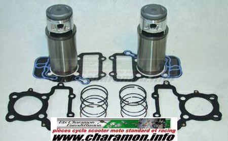 KIT 125 Pistons , chemises , joints haut moteur sans travaux d'atelier - Image 1