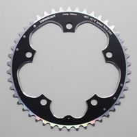 PLATEAU 46DTS D 130 shimano EXTERIEUR NOIR ALU 7075 STRONGLIGHT 5 ATTA