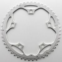 PLATEAU 49DTS D 130 shimano EXTERIEUR ARGENT ALU 7075 STRONGLIGHT 5 AT