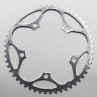 PLATEAU 52DTS D 130 shimano EXTERIEUR ARGENT ALU 7075 STRONGLIGHT 5 AT