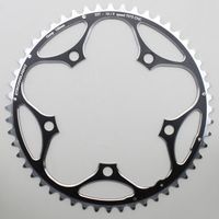 PLATEAU 52DTS D 130 shimano EXTERIEUR NOIR ALU 7075 STRONGLIGHT 5 ATTA