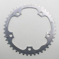 PLATEAU 42DTS D 130 shimano ARGENT MILIEU ALU 7075 STRONGLIGHT 5 ATTAC