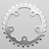 PLATEAU 28DTS D 74 TRIPLE ARGENT ALU 7075 STRONGLIGHT 5 ATTACHES