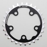 PLATEAU 28DTS D 74 TRIPLE NOIR ALU 7075 STRONGLIGHT 5 ATTACHES